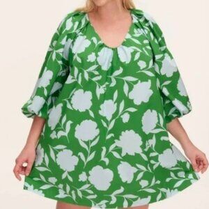 Kate Spade x Target | Classic Rose Poplin Long Sleeve Mini Dress | L  - …